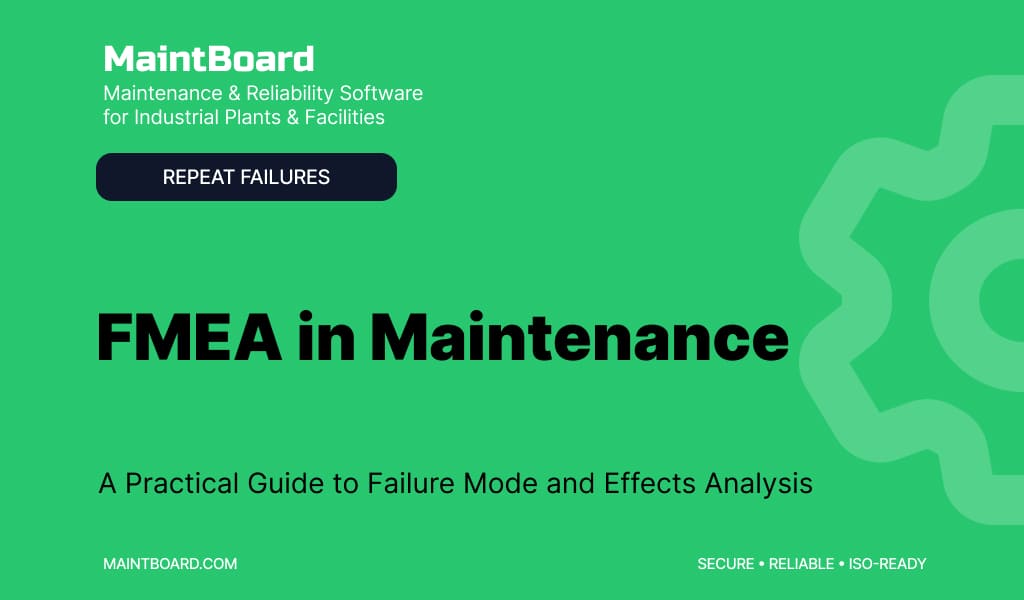 FMEA in Maintenance: A Practical Guide to Failure Mode and Effects Analysis on the MaintBoard's branding color