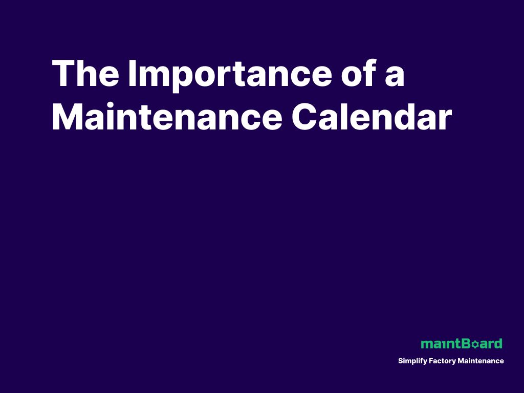 Maintenance Calendars: Why Plans Collapse Mid-Month